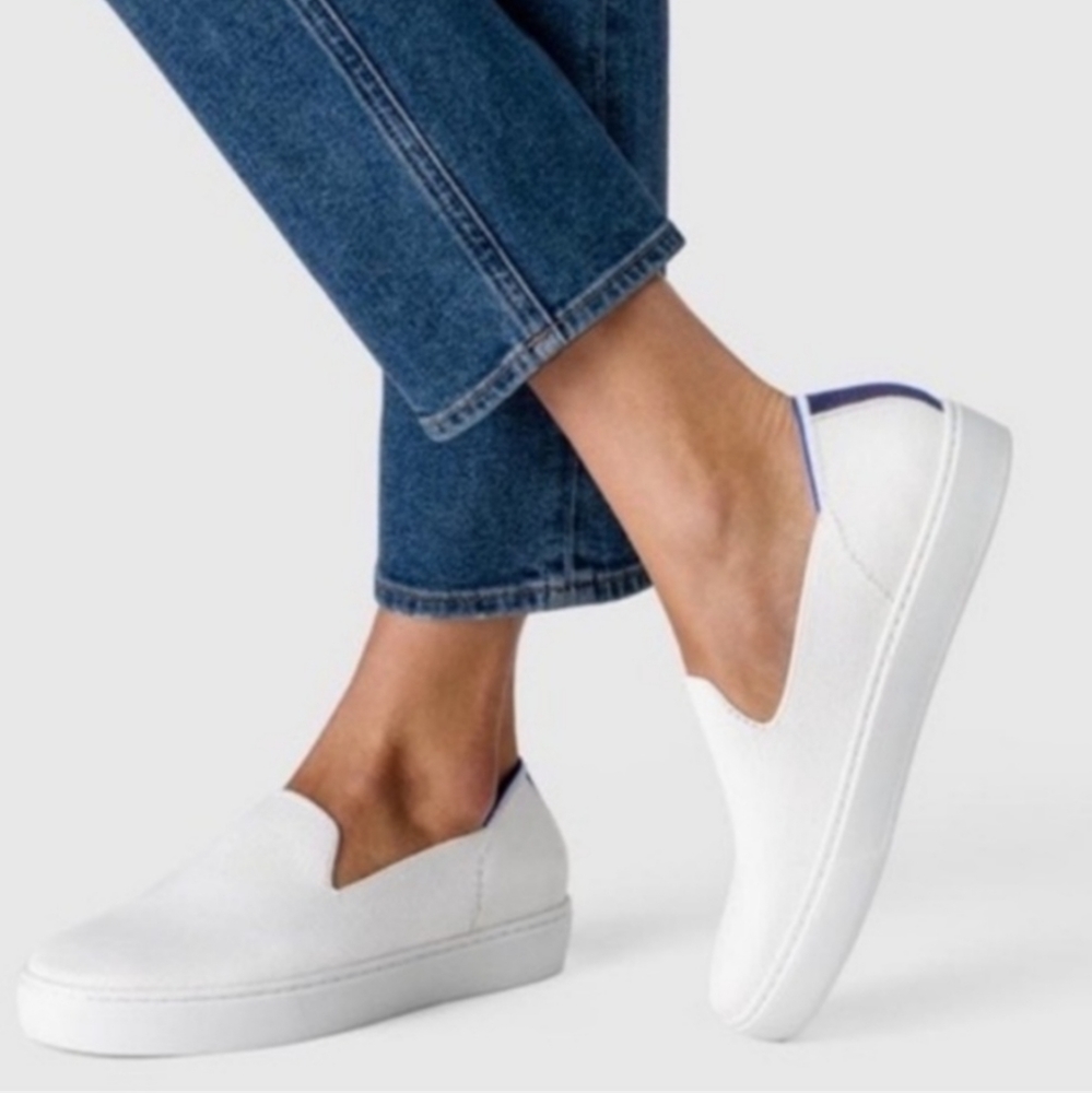 Rothys The Original Slip On Sneaker White Size 8.5